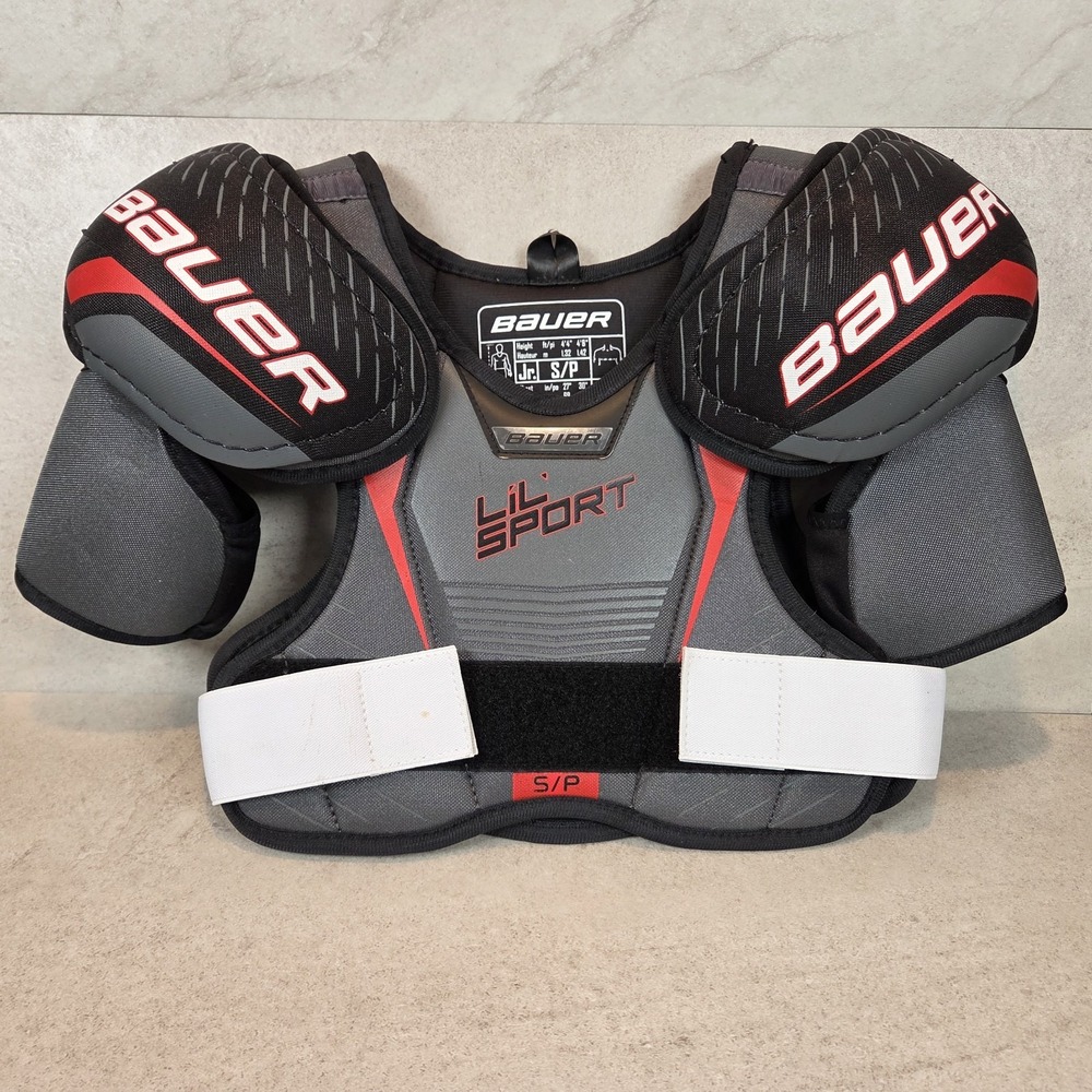 Bauer Lil Sport S18 Youth Small Chest Shoulder Pad Protector Ice Inline Hockey